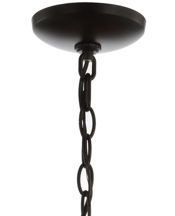 Elena 10" Lantern Metal LED Pendant - JONATHAN Y